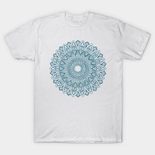 Mandala (teal) T-Shirt